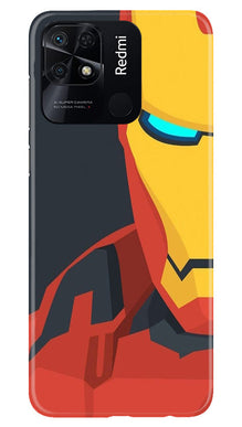 Iron Man Superhero Mobile Back Case for Redmi 10C  (Design - 120)