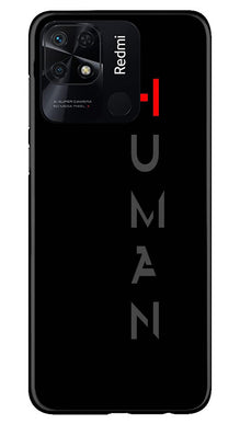 Human Mobile Back Case for Redmi 10  (Design - 141)