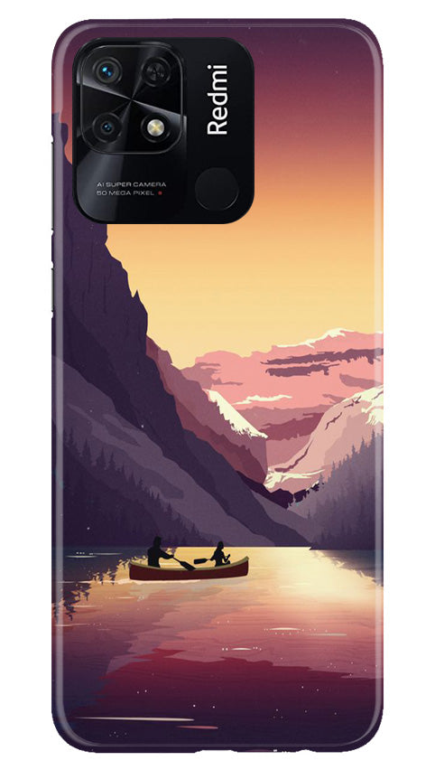 Mountains Boat Case for Redmi 10 Power (Design - 150)