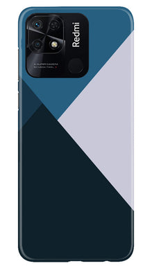 Blue Shades Mobile Back Case for Redmi 10 (Design - 157)