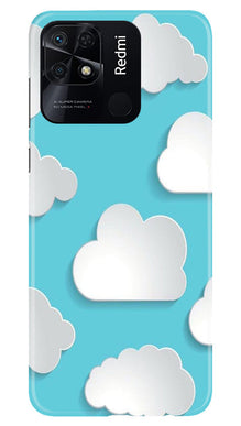 Clouds Mobile Back Case for Redmi 10 (Design - 179)