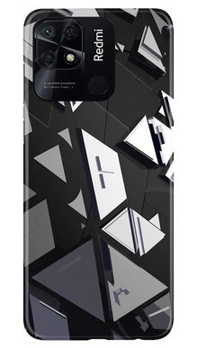 Modern Art Mobile Back Case for Redmi 10C (Design - 198)