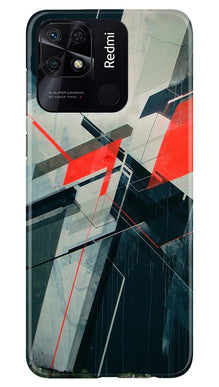 Modern Art Mobile Back Case for Redmi 10 (Design - 199)