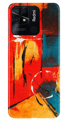 Modern Art Mobile Back Case for Redmi 10 (Design - 207)
