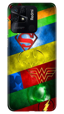 Captain America Shield Mobile Back Case for Redmi 10 Power (Design - 219)