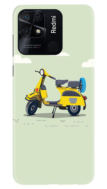 MotorCycle Mobile Back Case for Redmi 10 (Design - 228)