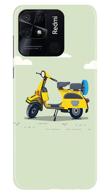 MotorCycle Mobile Back Case for Redmi 10C (Design - 228)