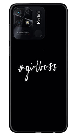 Like a Girl Boss Case for Redmi 10C (Design No. 234)
