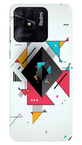 Diffrent Four Color Pattern Case for Redmi 10C (Design No. 244)
