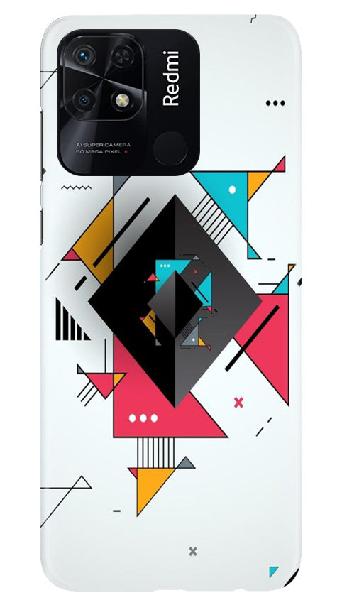 Diffrent Four Color Pattern Case for Redmi 10C (Design No. 244)