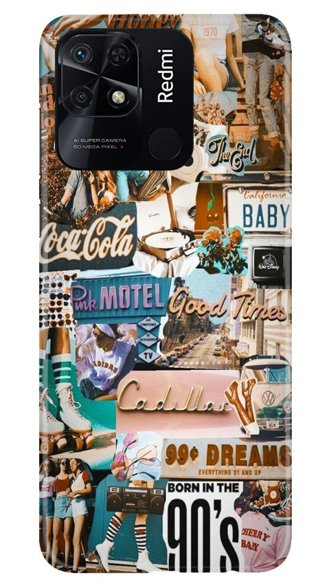 Cute Kid Couple Case for Redmi 10C (Design No. 252)
