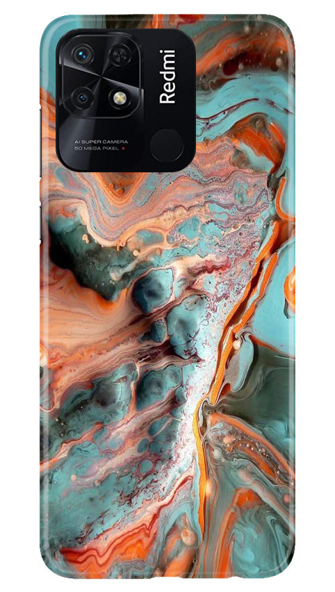 Marble Texture Mobile Back Case for Redmi 10 Power (Design - 270)