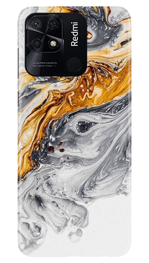 Marble Texture Mobile Back Case for Redmi 10C (Design - 271)