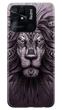 Lion Mobile Back Case for Redmi 10 (Design - 276)