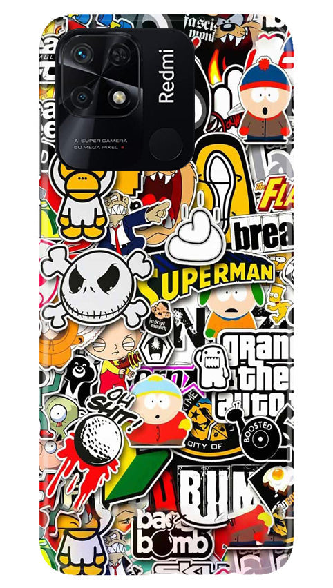Panda Mobile Back Case for Redmi 10 (Design - 281)