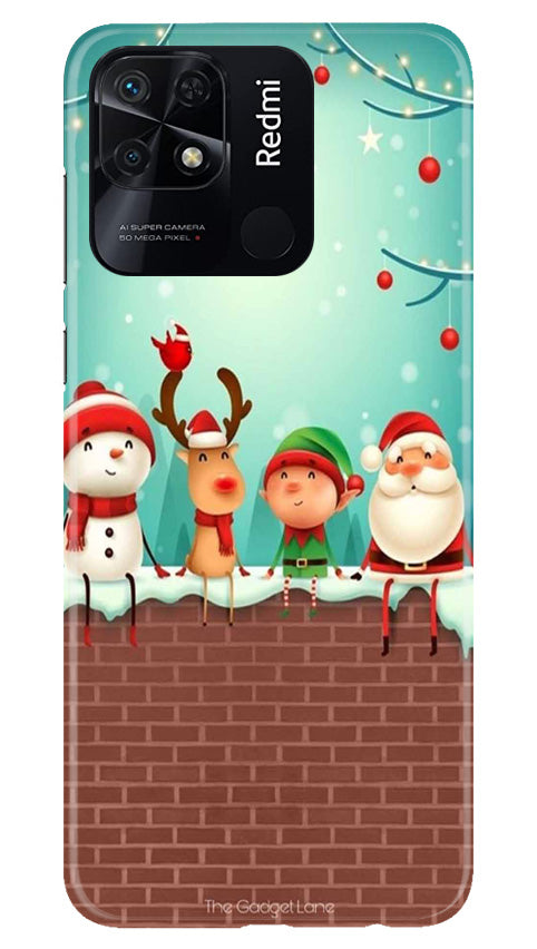 Santa Claus Mobile Back Case for Redmi 10 (Design - 296)