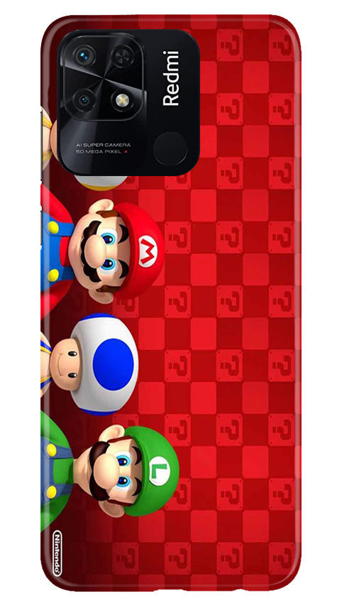 Mario Mobile Back Case for Redmi 10 (Design - 299)