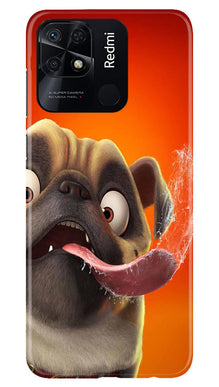 Dog Mobile Back Case for Redmi 10 (Design - 303)