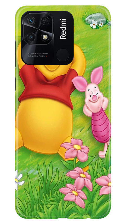 Winnie The Pooh Mobile Back Case for Redmi 10C (Design - 308)