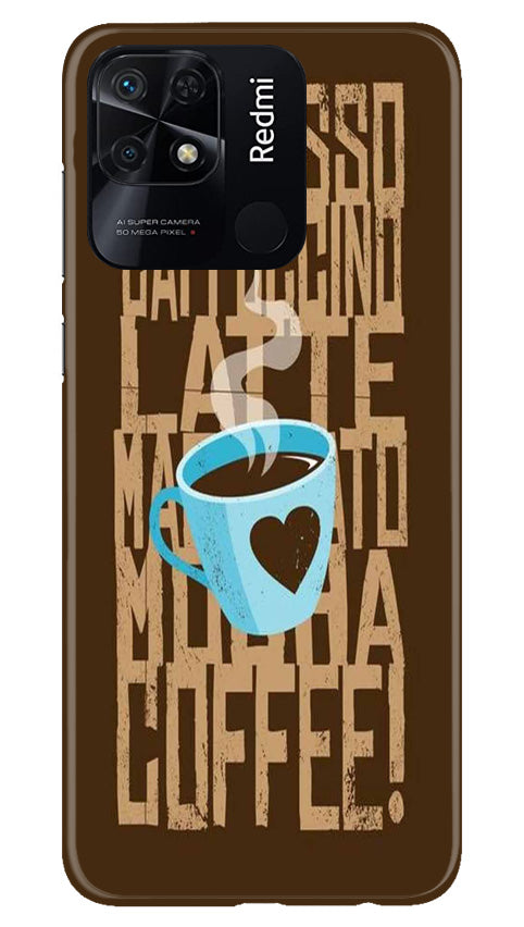 Love Coffee Mobile Back Case for Redmi 10 (Design - 311)