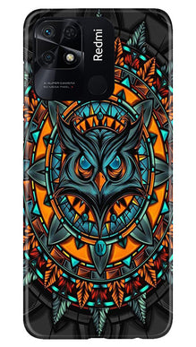 Owl Mobile Back Case for Redmi 10 (Design - 319)