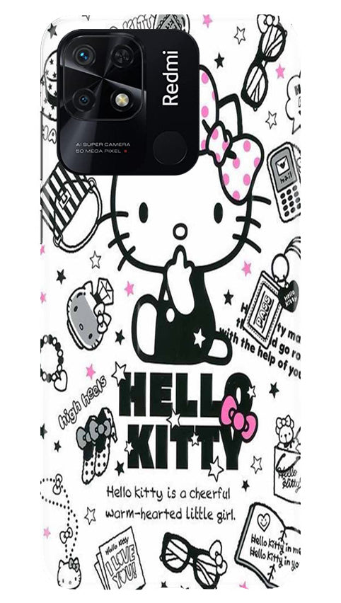 Hello Kitty Mobile Back Case for Redmi 10 (Design - 320)