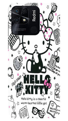 Hello Kitty Mobile Back Case for Redmi 10 Power (Design - 320)