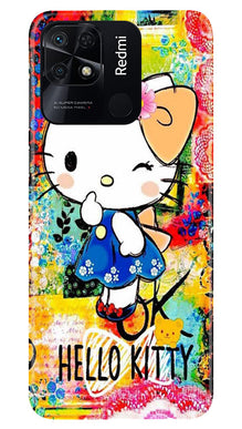 Hello Kitty Mobile Back Case for Redmi 10 Power (Design - 321)