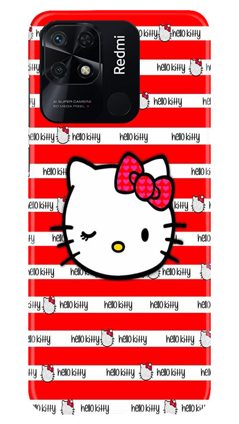 Hello Kitty Mobile Back Case for Redmi 10 Power (Design - 323)