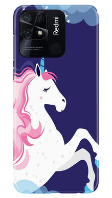 Unicorn Mobile Back Case for Redmi 10 (Design - 324)