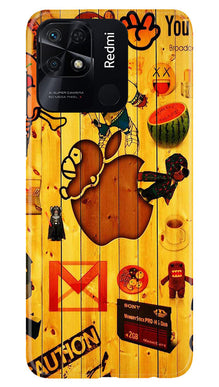 Wooden Texture Mobile Back Case for Redmi 10C (Design - 326)