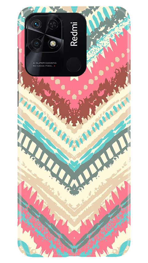 Pattern Mobile Back Case for Redmi 10 (Design - 327)