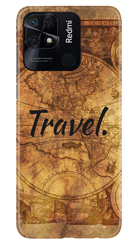 Travel Mobile Back Case for Redmi 10C (Design - 334)