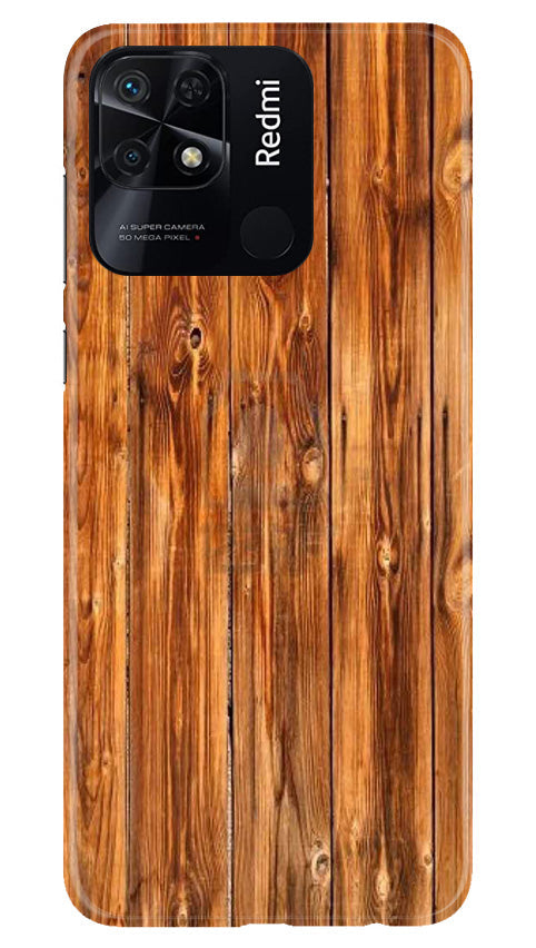 Wooden Texture Mobile Back Case for Redmi 10C (Design - 335)