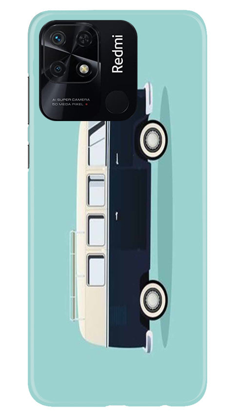 Travel Bus Mobile Back Case for Redmi 10C (Design - 338)