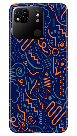 Line Art Baground Case for Redmi 10A