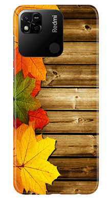 Wooden look3 Mobile Back Case for Redmi 10A (Design - 61)