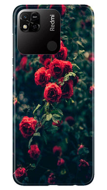 Red Rose Mobile Back Case for Redmi 10A (Design - 66)