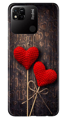 Red Hearts Mobile Back Case for Redmi 10A (Design - 80)