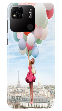 Girl with Baloon Mobile Back Case for Redmi 10A (Design - 84)