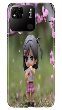 Cute Girl Mobile Back Case for Redmi 10A (Design - 92)