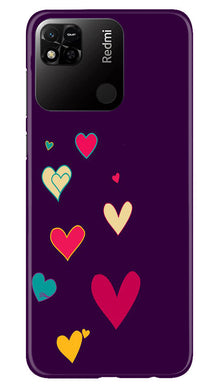 Purple Background Mobile Back Case for Redmi 10A  (Design - 107)