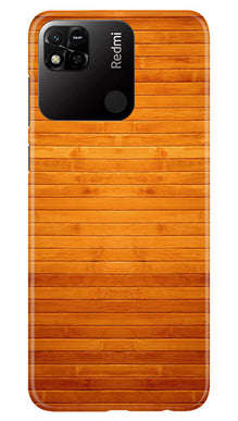 Wooden Look Mobile Back Case for Redmi 10A  (Design - 111)