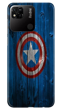 Captain America Superhero Mobile Back Case for Redmi 10A  (Design - 118)