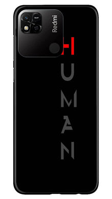 Human Mobile Back Case for Redmi 10A  (Design - 141)