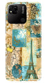 Travel Eiffel Tower Case for Redmi 10A (Design No. 175)