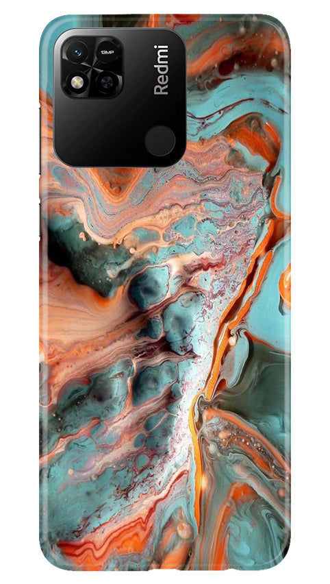 Marble Texture Mobile Back Case for Redmi 10A (Design - 270)