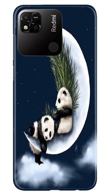 Panda Bear Mobile Back Case for Redmi 10A (Design - 279)