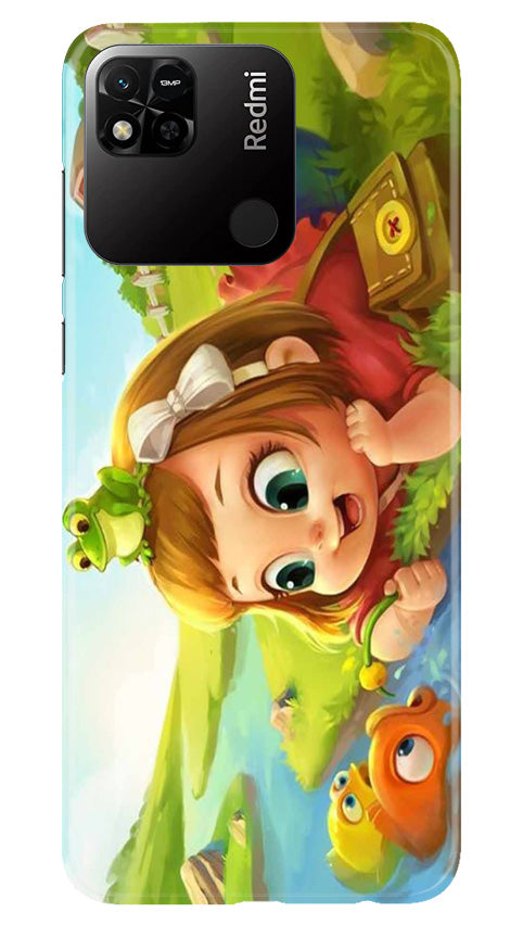Baby Girl Mobile Back Case for Redmi 10A (Design - 301)