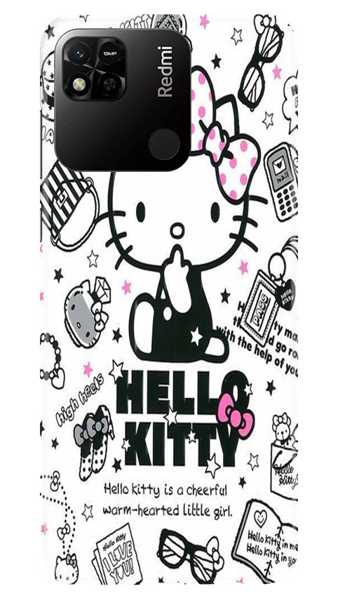 Hello Kitty Mobile Back Case for Redmi 10A (Design - 320)